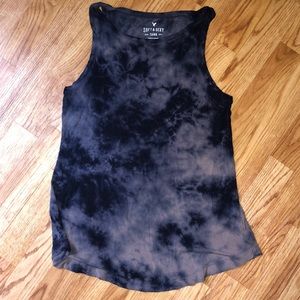 American eagle tie die tank top